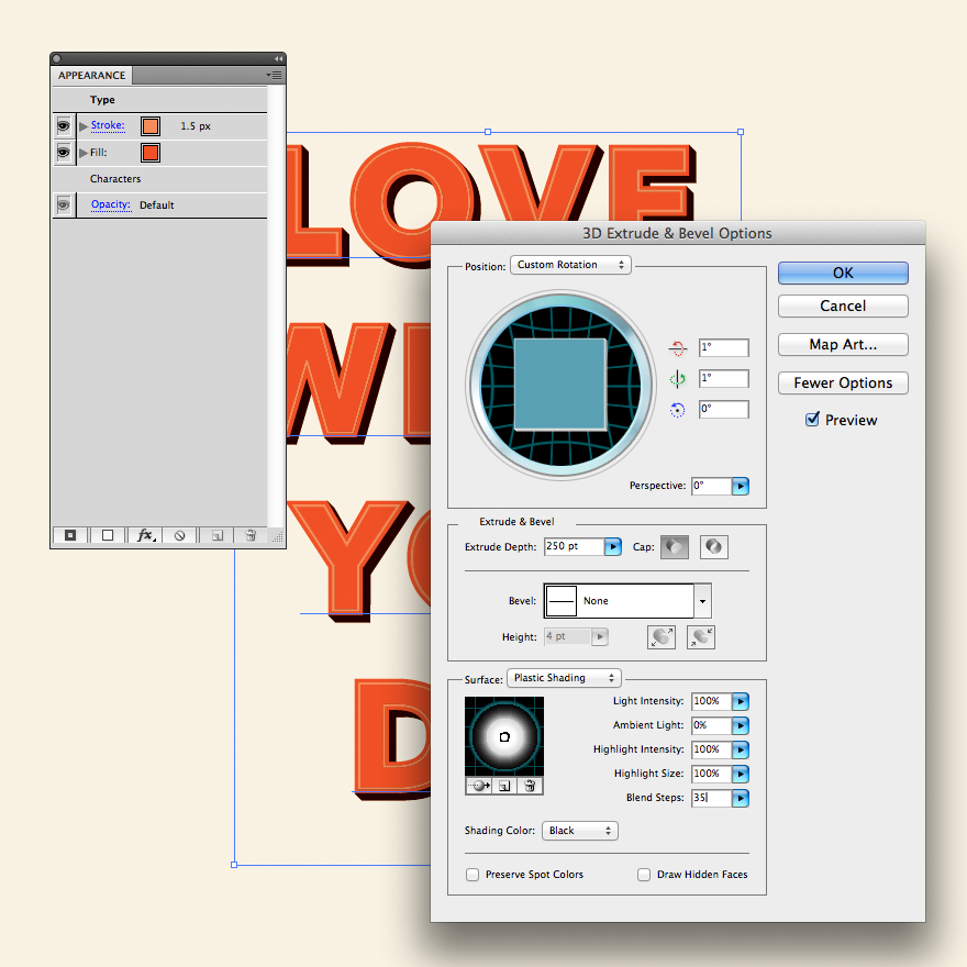 How To Create Awesome Retro Text Effects In Illustrator - Creative ...