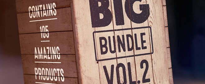 Big Bundle II: 105 Amazing Creative Market Products For Only $39!