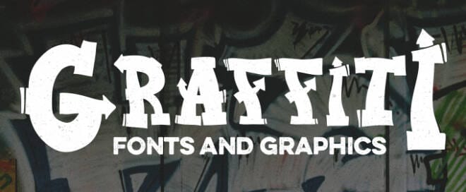 30+ Cool Graffiti Fonts and Graphics