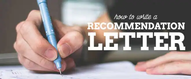 How to Write a Recommendation Letter