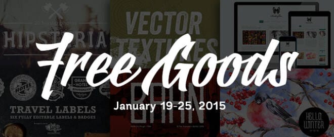 6 Free Design Goods To Download This Week: Jan 19, 2014