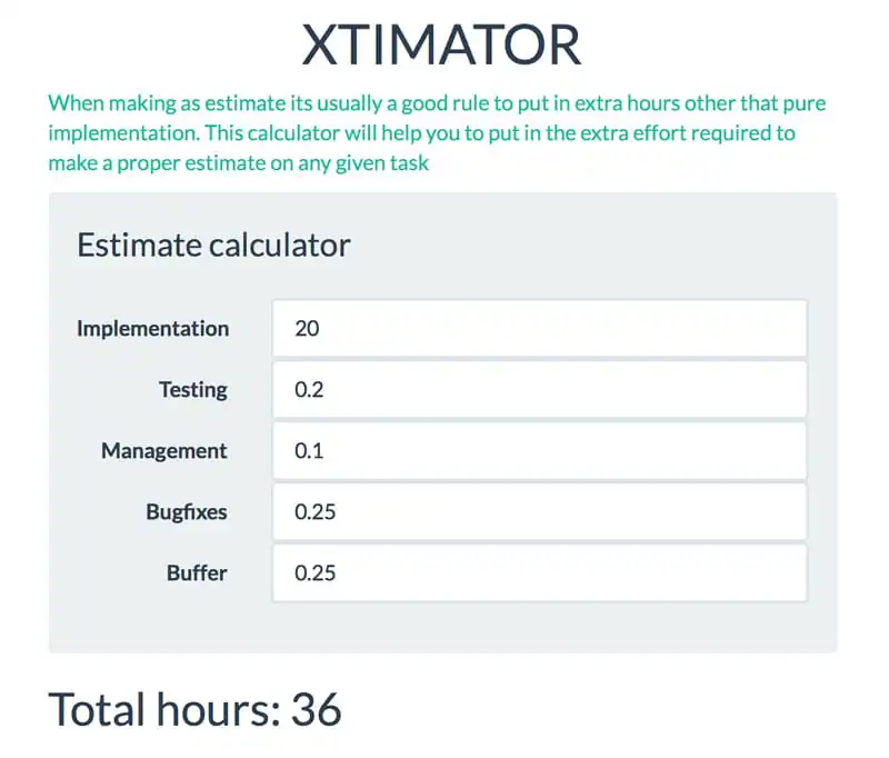 estimates