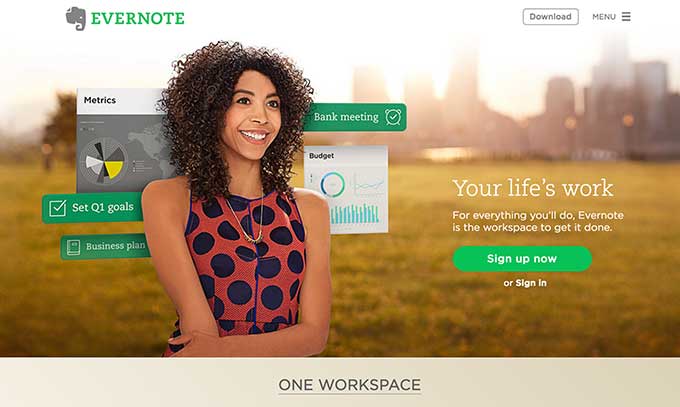 evernote login online