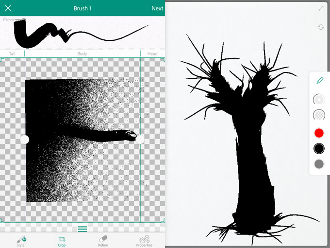 Step 3: refining the capture, low threshold