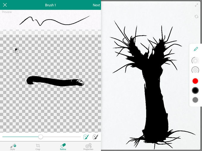 Step 4: refining the capture, high threshold