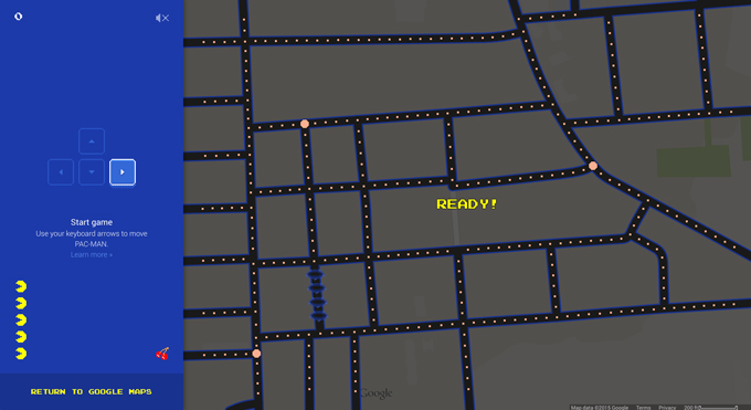 You've Got To Try The Pac-Man Google Maps Game - Creative Market Blog