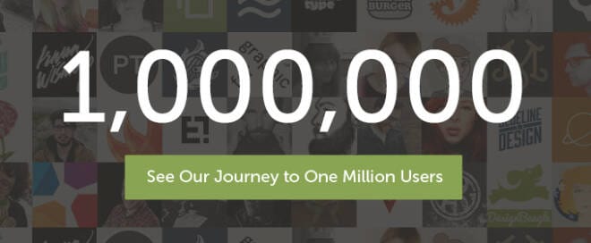 Creative Market Hits 1 Million Members!