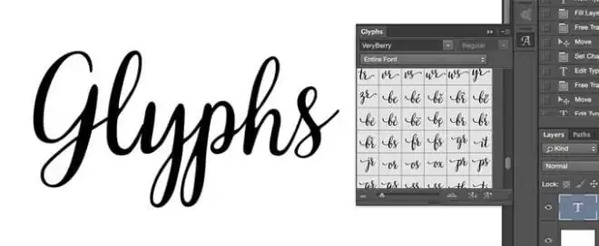 Glyphs Come to Photoshop, Type Lovers Rejoice