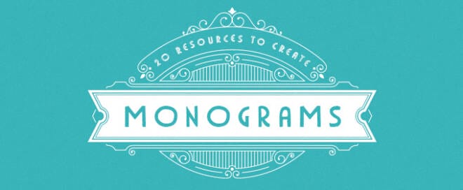 20 Great Resources To Create Monograms