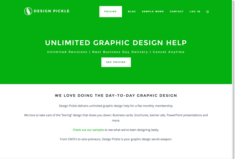 Design Pickle - Hassle Free Unlimited Design ServicesDesign Pickle (20150727)