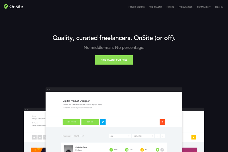 OnSite - Quality, curated freelancers. OnSite (or off). (20150727)