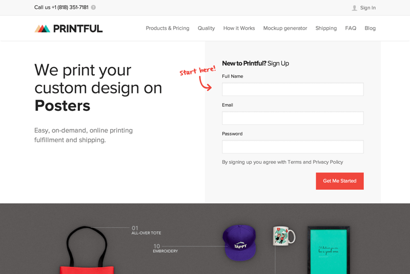 Printful - We print custom t-shirts, posters, canvas and other print products and send them to your customers (20150727)