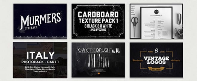 Download a Free Font, Texture, Brush, Resume Template & More — This Week Only!