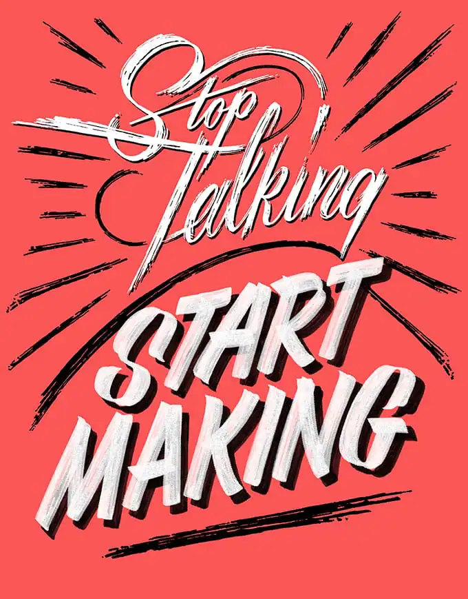 Stop Talking, Start Making – Jen Mussari Interview