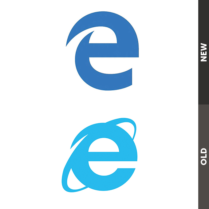 microsoft edge logo ugly