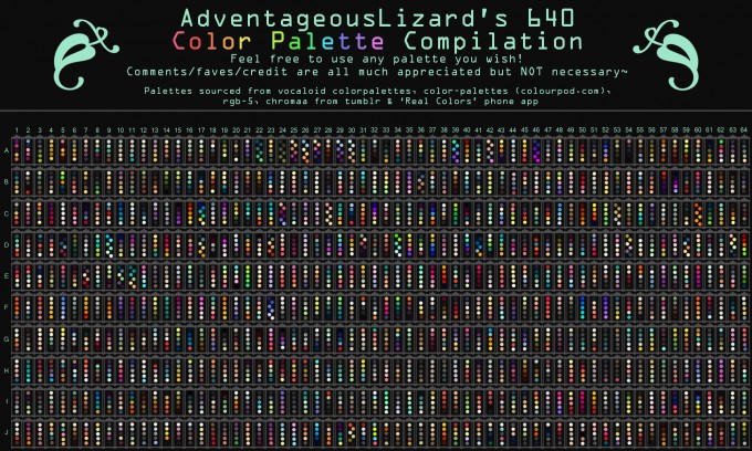 adventageouslizard_s_640_color_palette_compilation_by_adventageouslizards-d8qs381