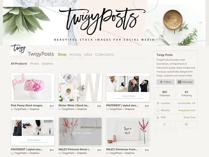 TwigyPostsShop
