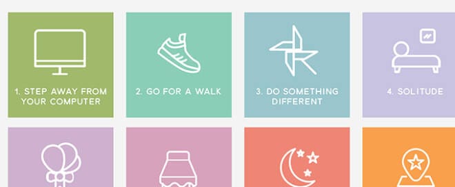 Infographic: 40 Little Things You Can Do to Break Your Creative Block