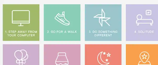 Infographic: 40 Little Things You Can Do to Break Your Creative Block