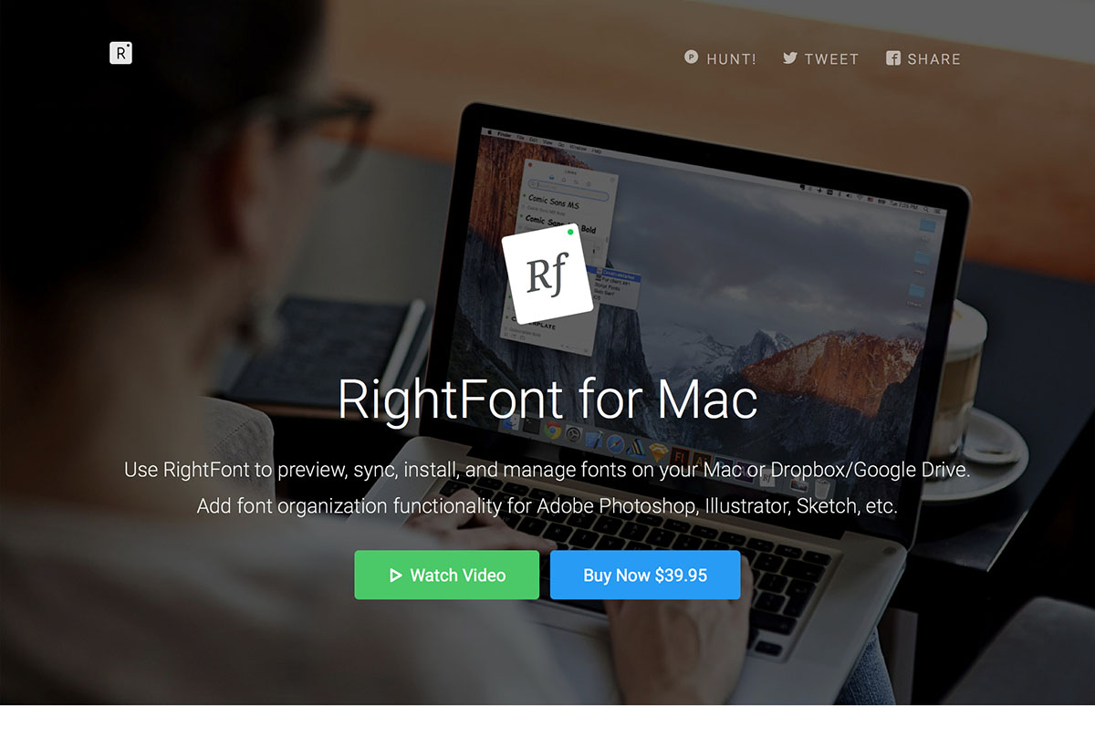 RightFont is the best font manager app for Mac OS X, helping designers to preview, sync and manage fonts and find the right font quickly. RightFont is the new generation font management software for Mac.
