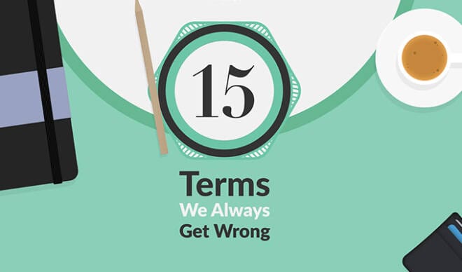 Infographic: Design Terms We Always Get Wrong