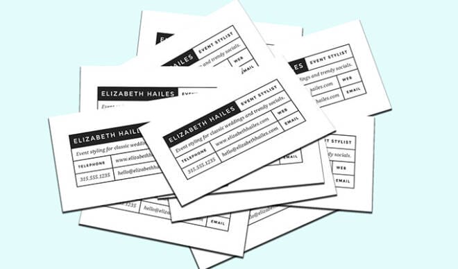 10 Commandments of Business Card Design