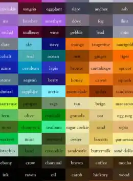 Find The Perfect Hue With This Handy Color Thesaurus - Creative Market Blog