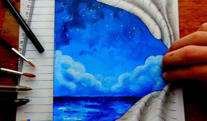 This Self-Taught Teenager Draws Mind-Bending 3D Art With Regular Pencils