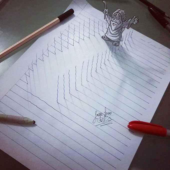 How to draw 3D pencil art  Optical Illusion on paper  YouTube