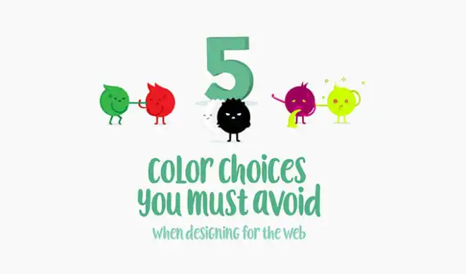 Infographic: Color Choices You Must Avoid When Designing for the Web
