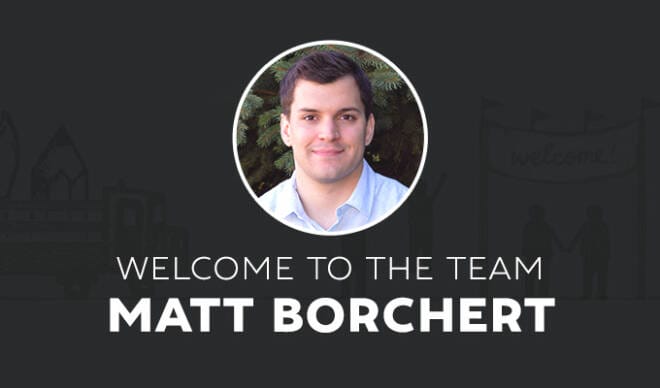 Welcome Matt to the Team