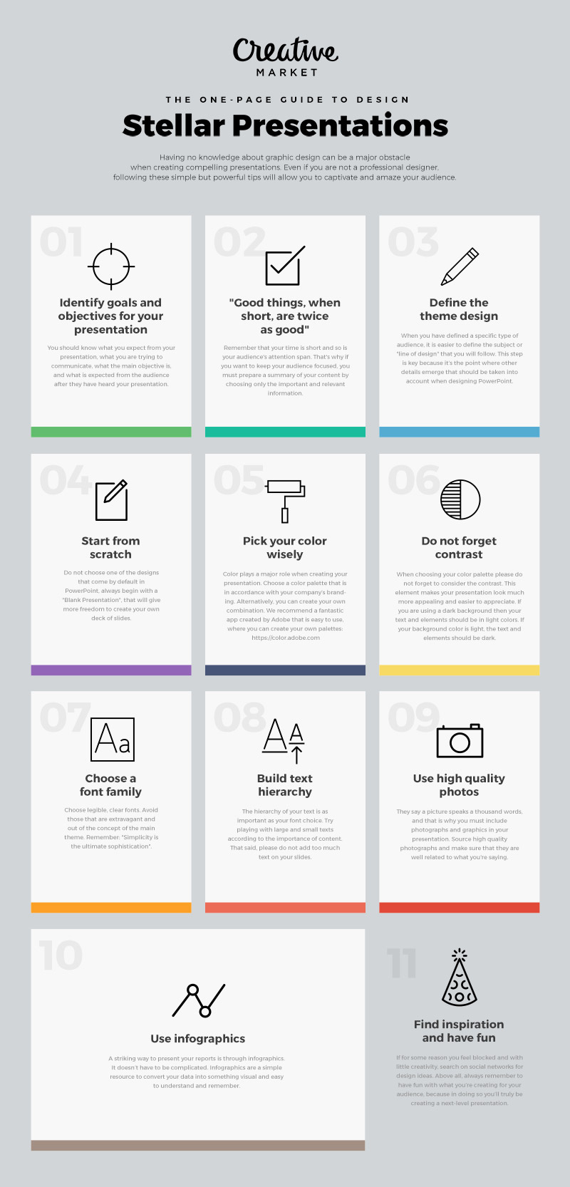 The One Page Guide To Design Stellar Presentations - Creative Market Blog