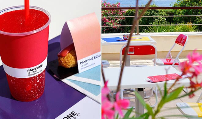 This Pantone-Themed Cafe is The Perfect Spot for a Designer