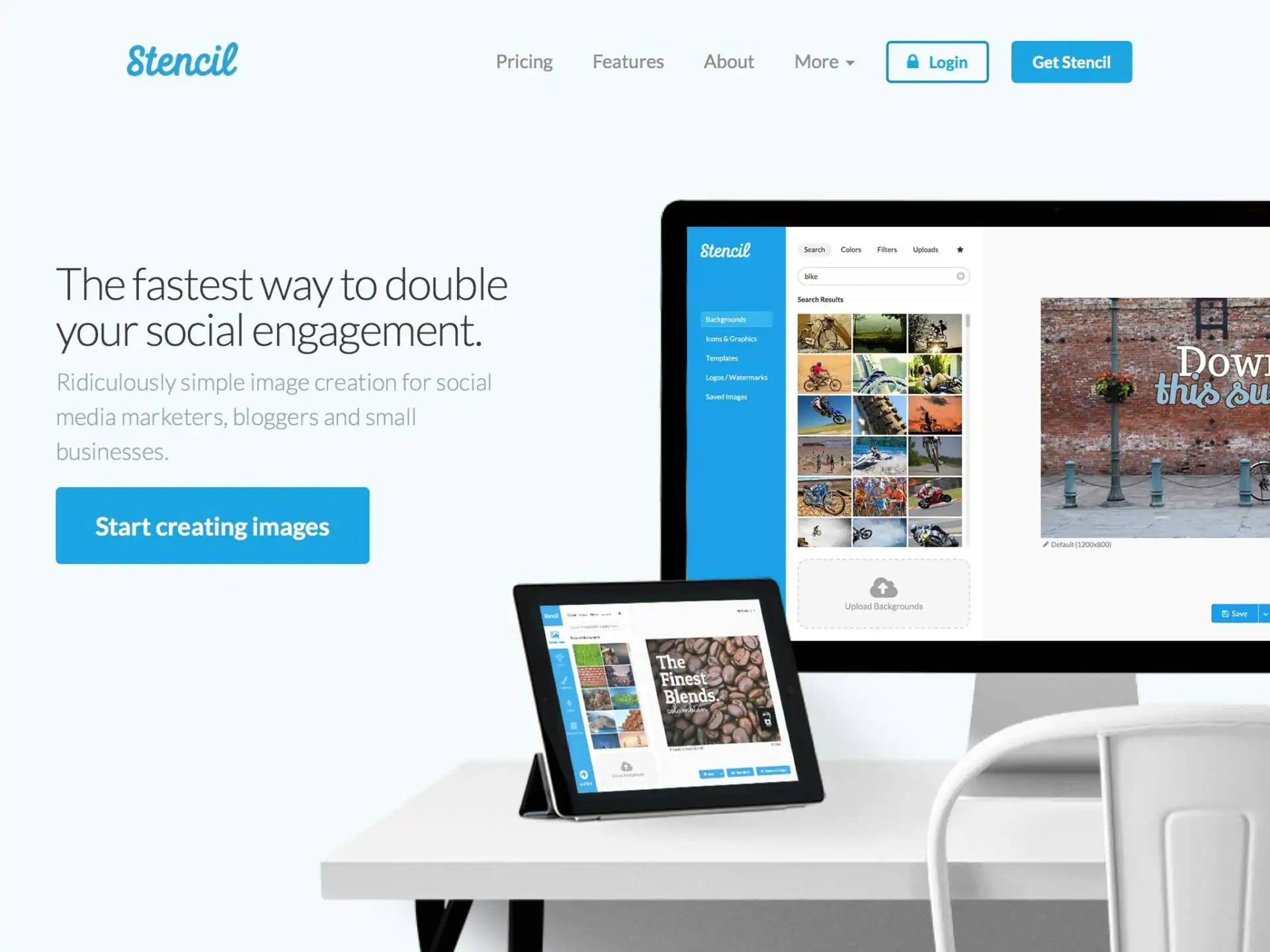 Ridiculously simple image creation for social media marketers, bloggers and small businesses.