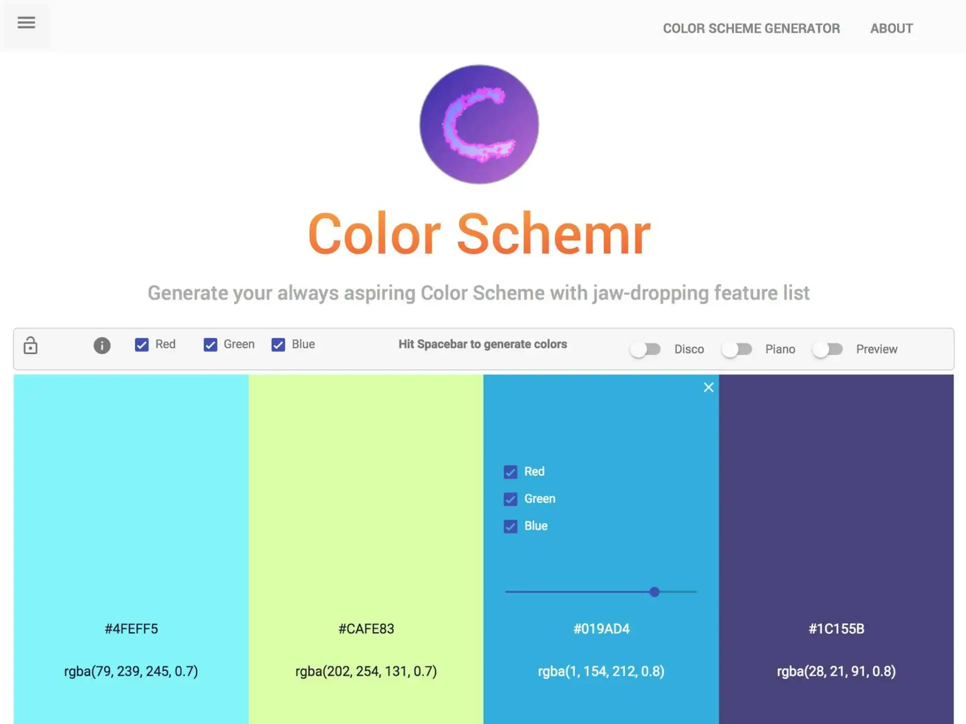 Color Schemr - to finalize your decent theme once and for ever.