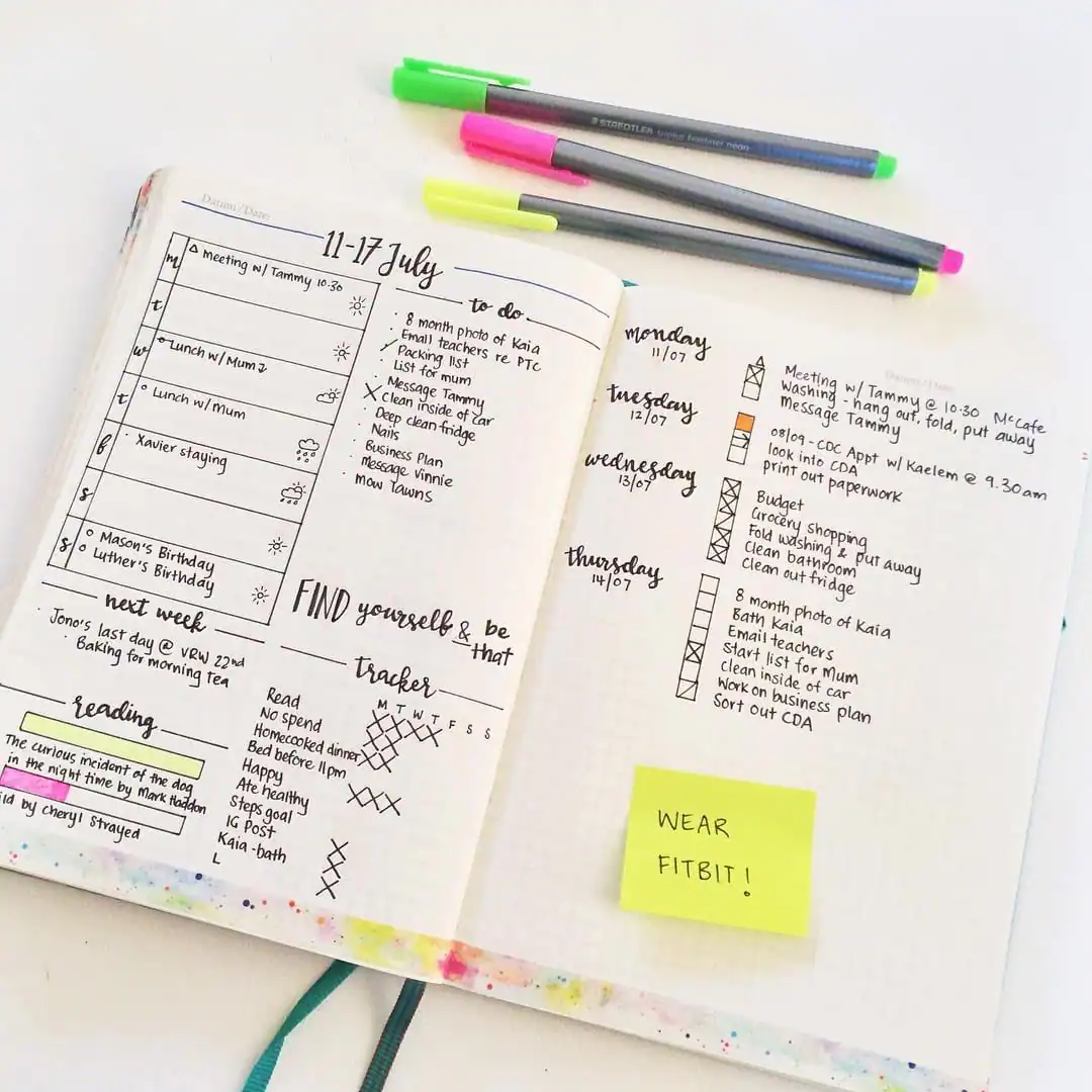 Impossibly Neat Planners of Instagram - Creative Market Blog