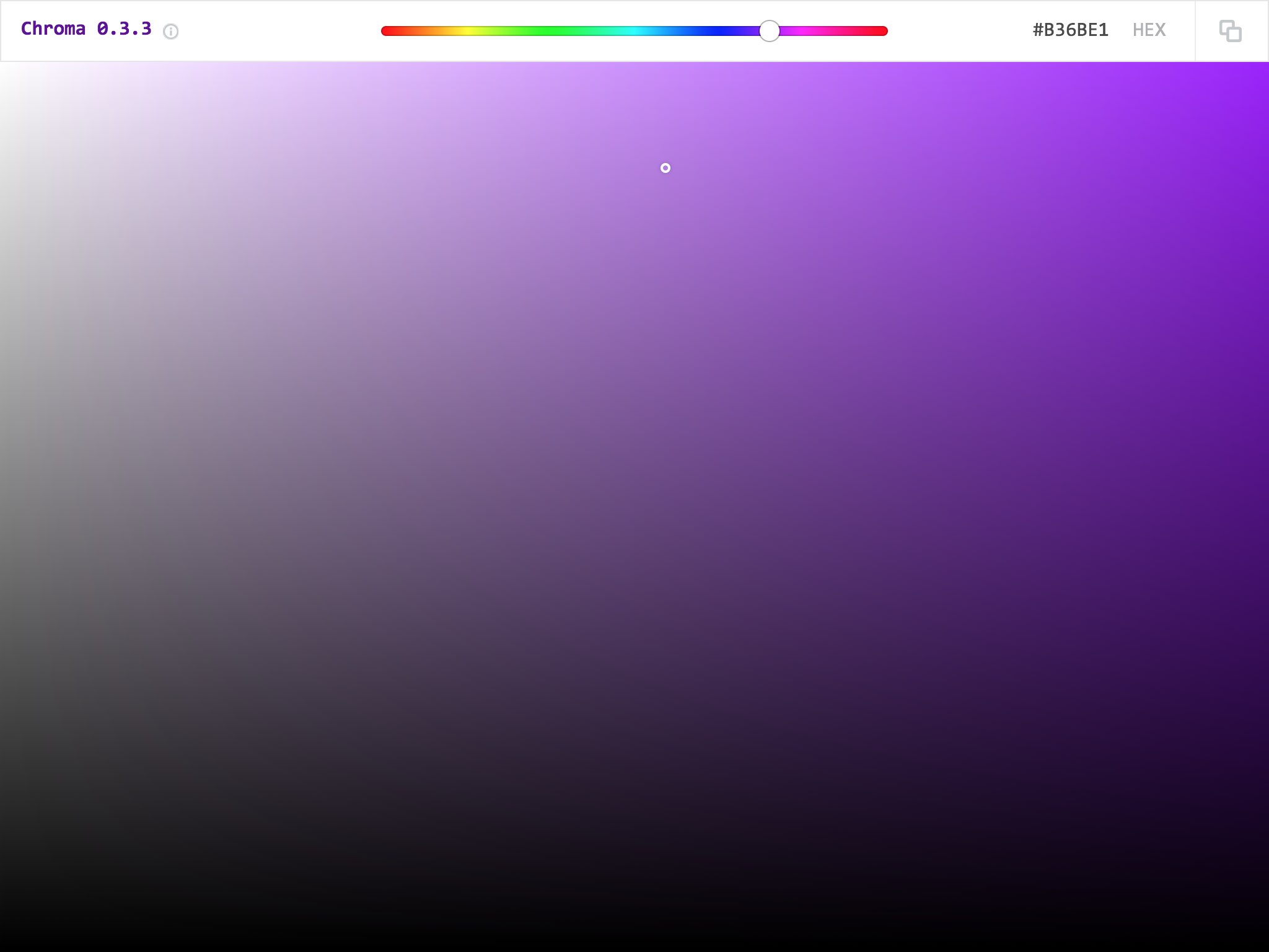 A better color picker for the web