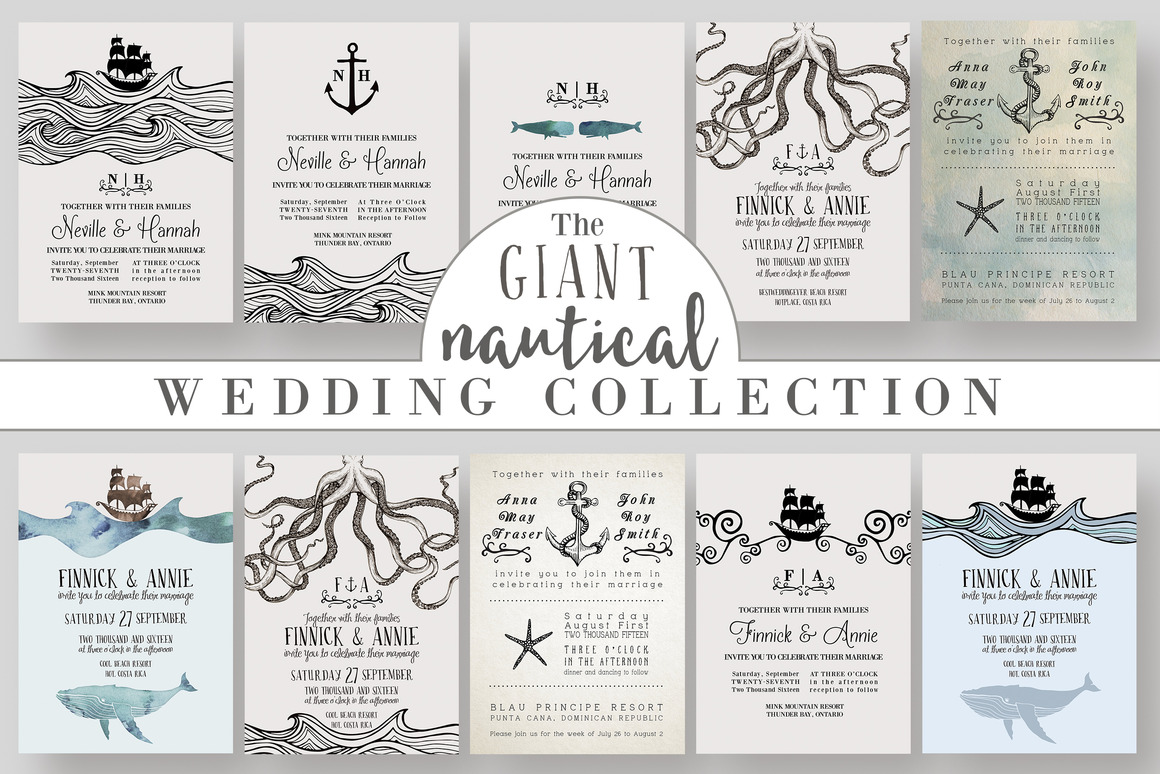GIANT Nautical Wedding Collection