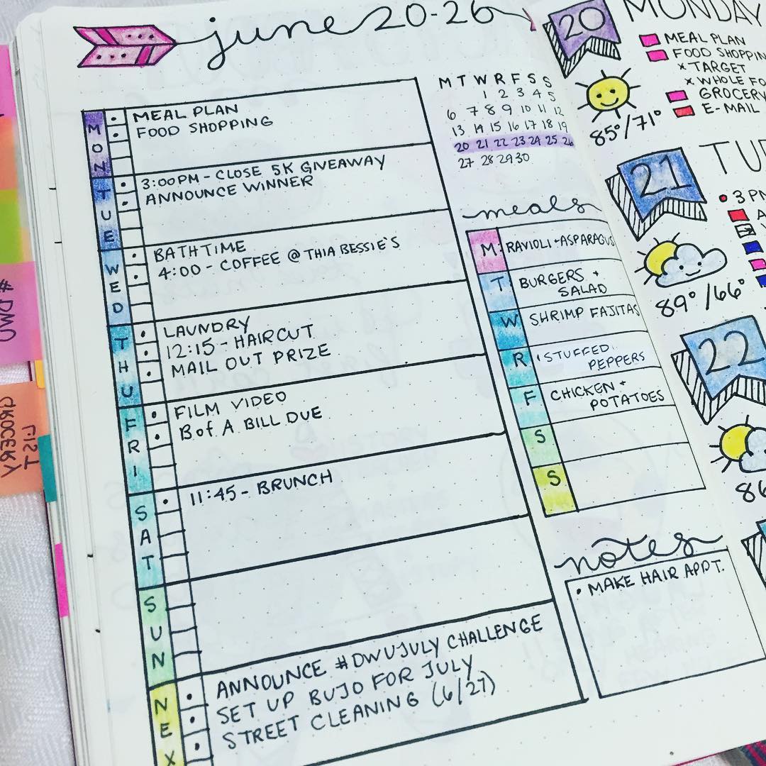 Impossibly Neat Planners of Instagram - Creative Market Blog