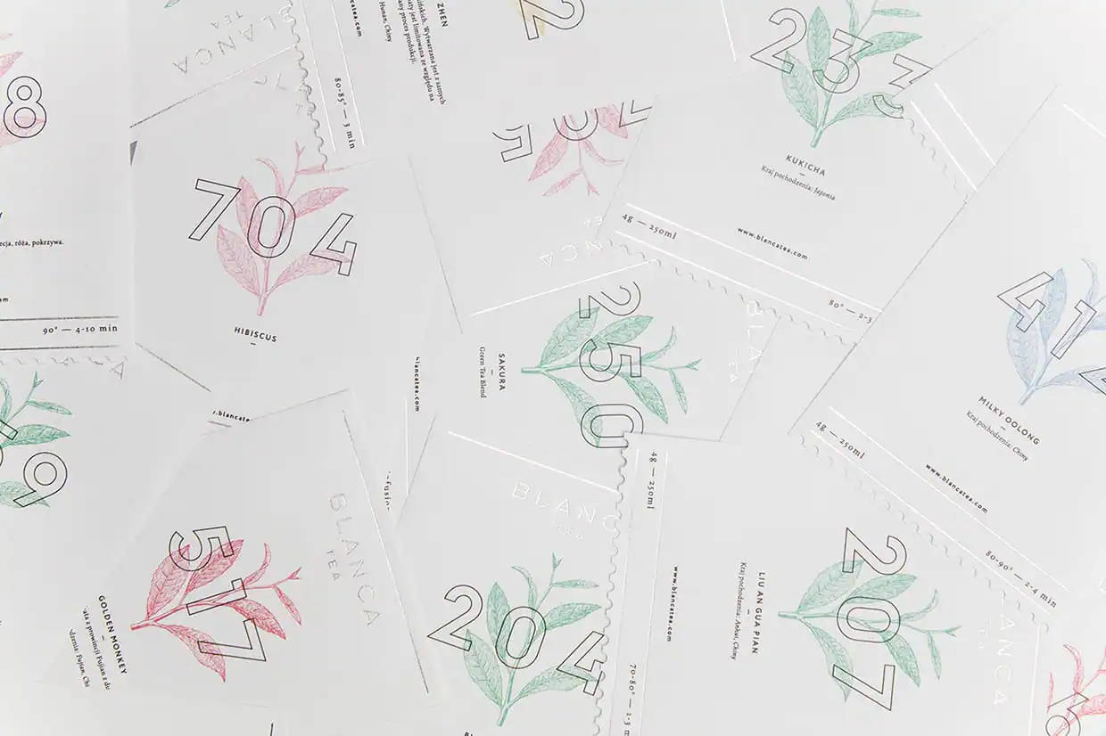 Branding & Packaging for Blanca Tea by Dmowski & Co.