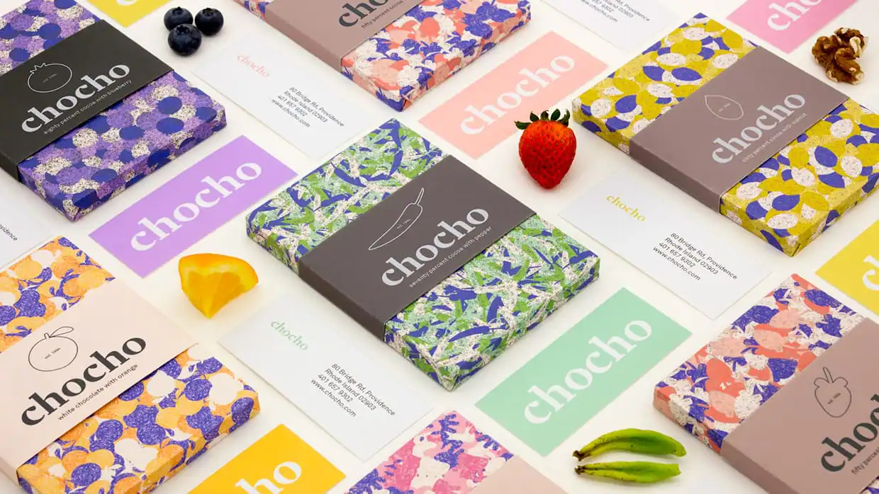 Branding & Packaging Design for Chocho by Hee Jae Kim