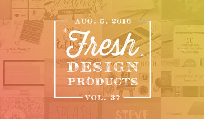 This Week's Fresh Design Products: Vol. 37