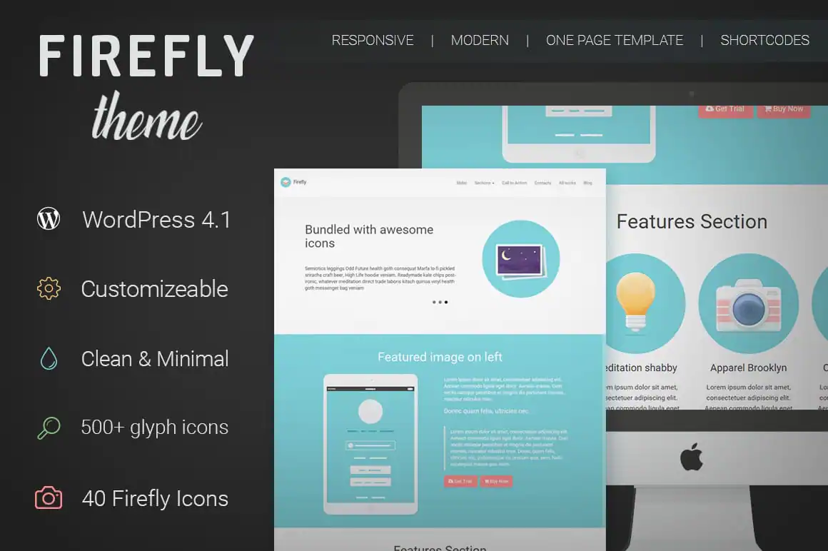 Firefly Minimal WordPress Theme