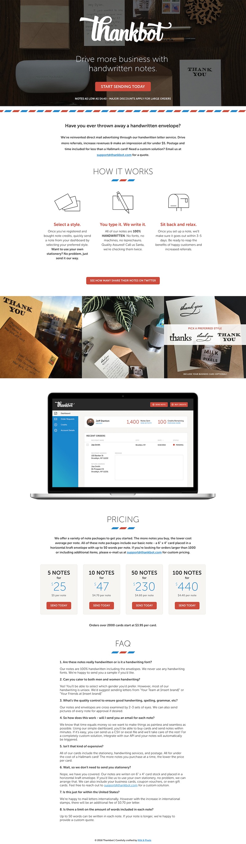 30 creative landing page