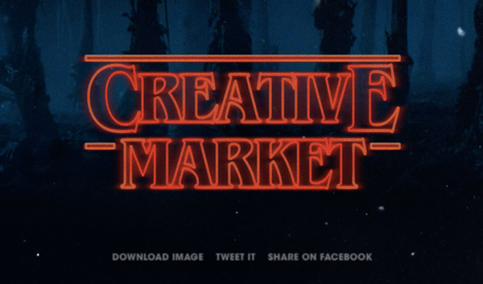 Your Own "Stranger Things" Logo with This Type Generator - Creative Market Blog