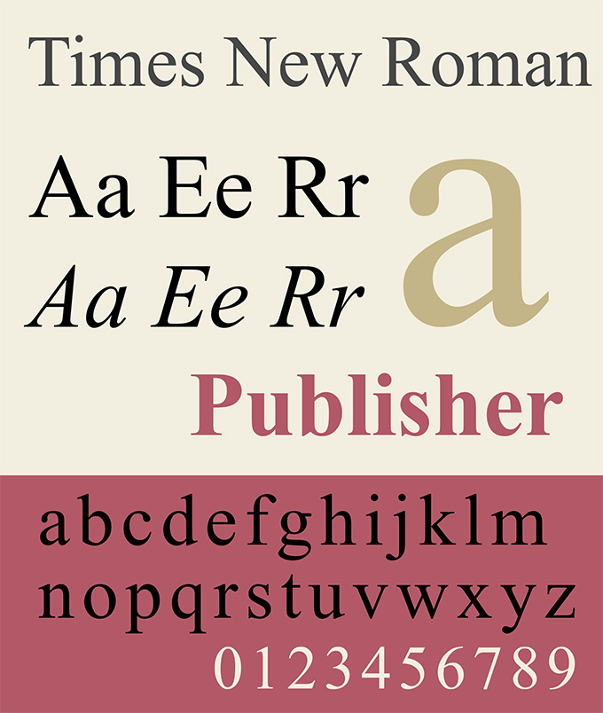 Times New Roman Typeface History