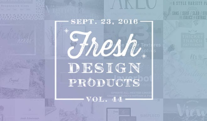 This Week's Fresh Design Products: Vol. 44