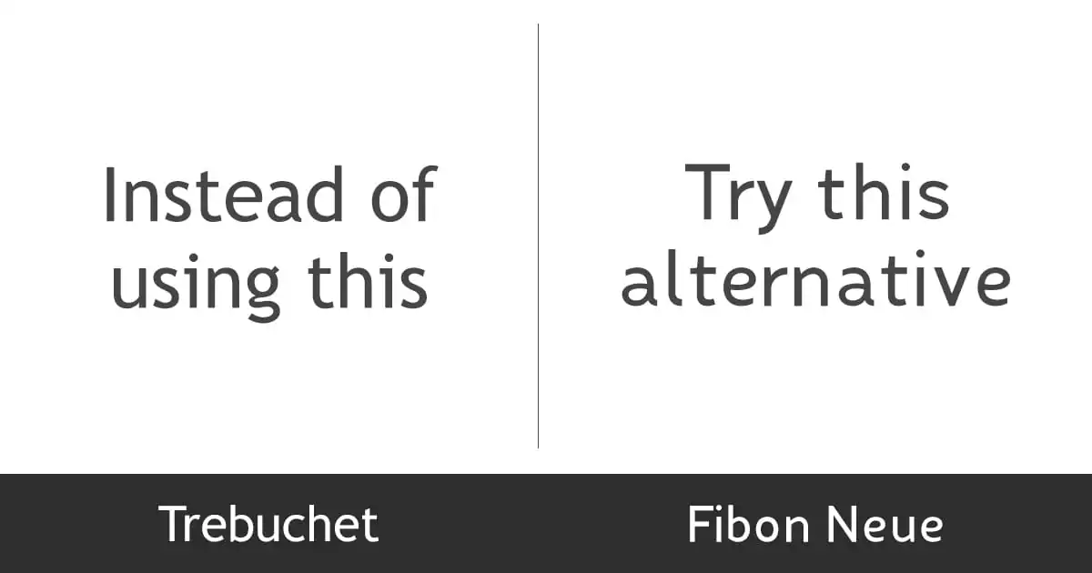 stylish-fonts-trebuchet-fibon-neue