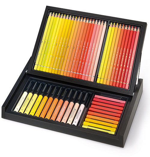 Could these be the most expensive crayons in the world? Karl Largerfeld  creates $2,800 drawing and coloring kit for Faber Castell - Luxurylaunches