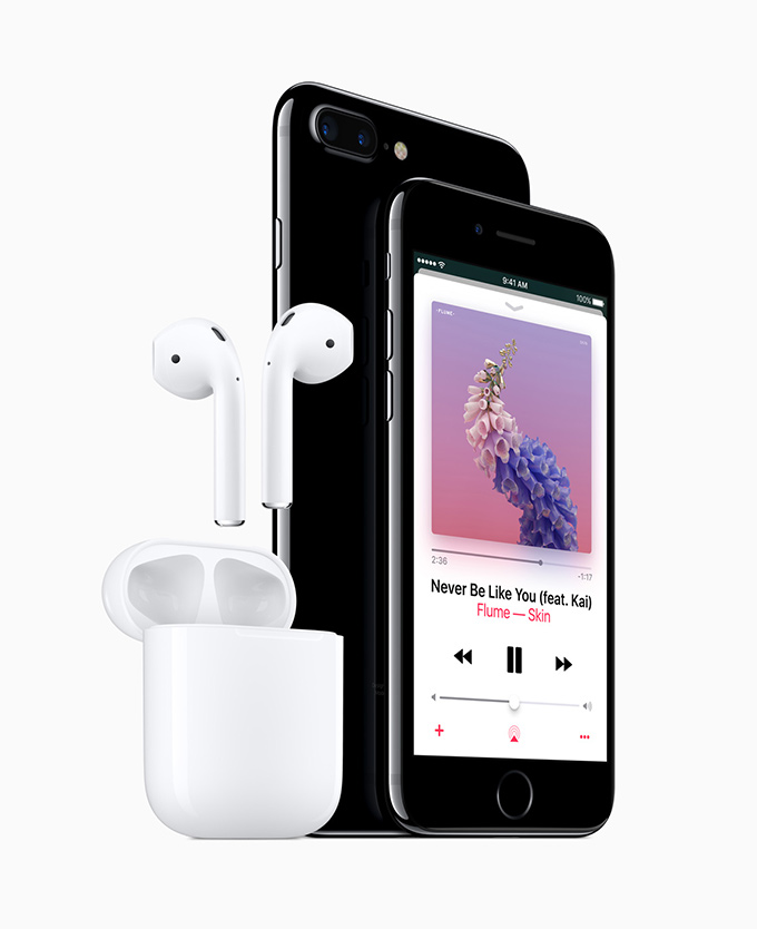 iphone 7 models and airpods